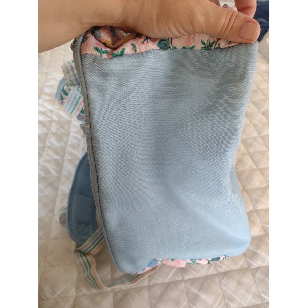 Pottery Barn Mackenzie Rifle Paper Co. Bramble Fields Backpack Pink Blue Floral